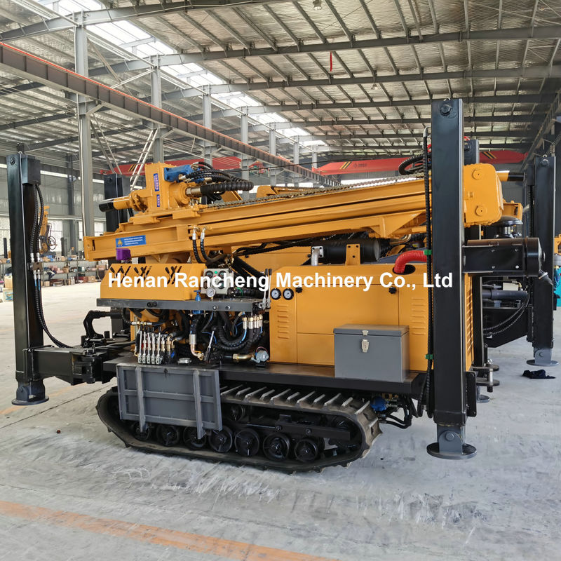 180m de profundidad de la roca RCF180C Crawler movimiento multifuncional de agua pozo de perforación Rig en stock