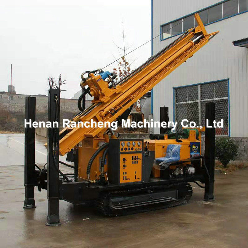 Excavadora de pozos de agua montada en rastreador 91KW Motor 55r/min - 115r/min Velocidad de rotación