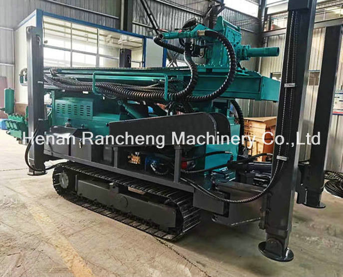 450 m de profundidad 350 mm de diámetro Rig de perforación multifuncional con motor Weichai de 103 kW 6 cilindros
