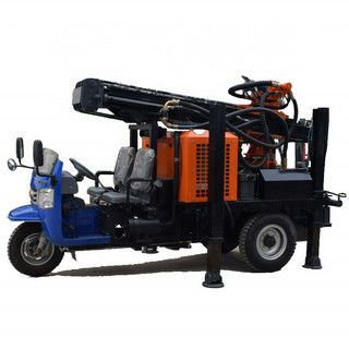 200m 22 HP Triciclo de la marca Futian Montado Rig de Perforación DTH Hidráulico con mayor potencia de aire