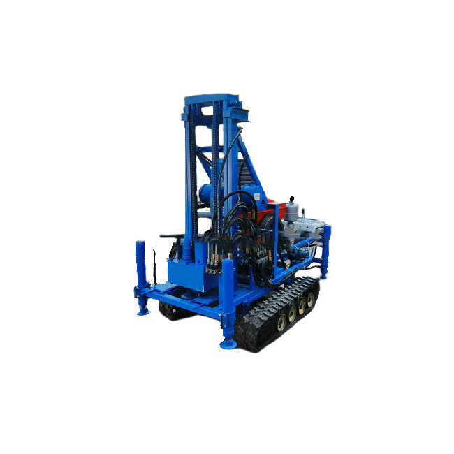 Máquina portátil de perforación de pozos de agua de goma de 22 HP motor diesel 150m de profundidad