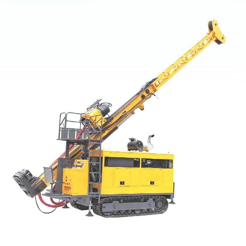 El motor de perforación del núcleo montado en el rastreador es de 240 CV Motor diesel 1000m - 2000m Profundidad