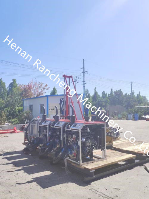 Máquina de perforación portátil de núcleo hidráulico para fácil transporte y montaje