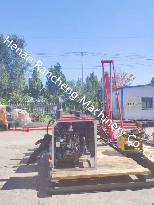 Velocidad de rotación nominal del tornillo de 100-240 RPM Rig de perforación de núcleo pequeño Equipo de perforación de núcleo portátil para perforación de intensidad