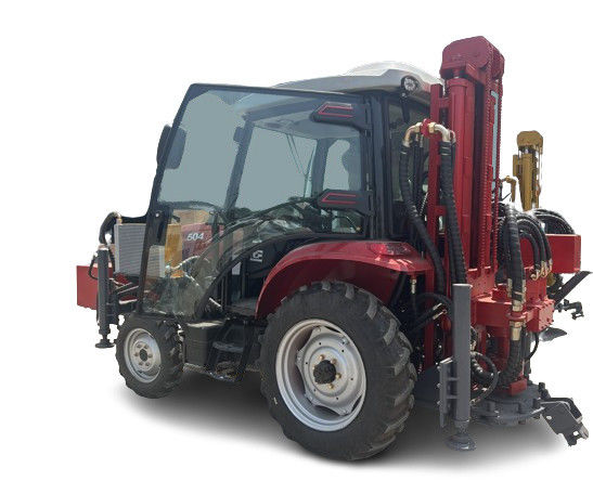 Tractor de 260 m con cabina de agua, plataforma de perforación de pozos con presión de aire de 1,7 y 2,5 Mpa para diferentes condiciones del suelo