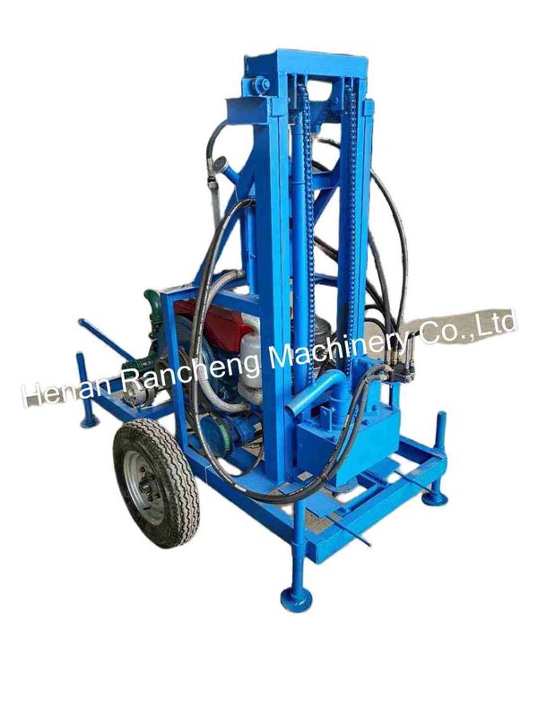 Potente máquina portátil de perforación de pozos de agua para profundidad de perforación de 150 m y diámetro de 450 mm