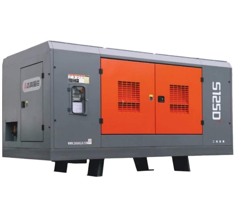 S125D Compresor de aire con motor Cu-mmins de 410 kW para perforación de 300-400 m
