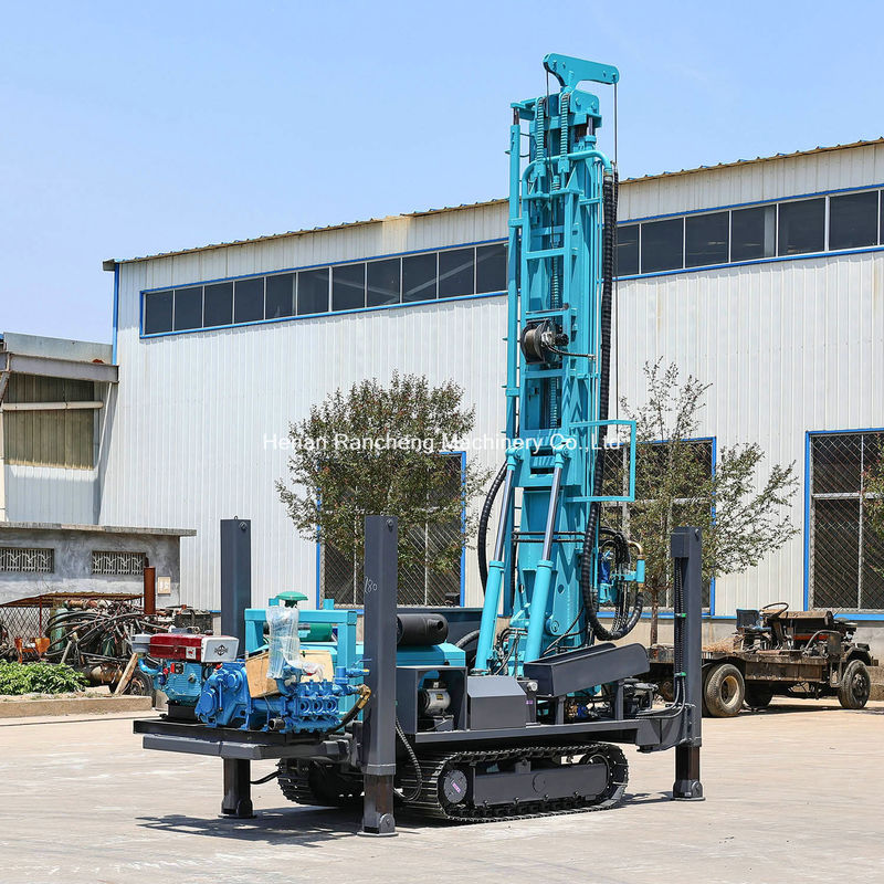 Eficiencia y confiabilidad Profundidad 350m Máquina de perforación de pozos de agua montada en un rastreador con motor Yuchai de 91 kW