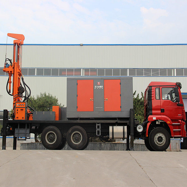 RCF200T Máquina hidráulica de perforación de pozos de agua/200m Rig de perforación de pozos de agua montado en camión/6X4 Rig montado en camión
