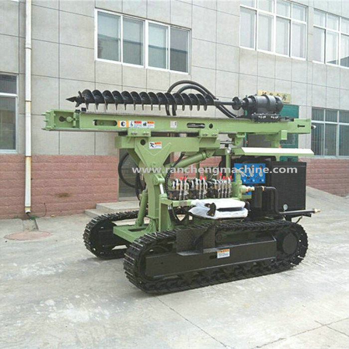 Diámetro máximo de perforación 400 mm RC130Y Micro Pilar Rig Solución de perforación versátil para pozos de agua Pilas de auger Proyectos DTH