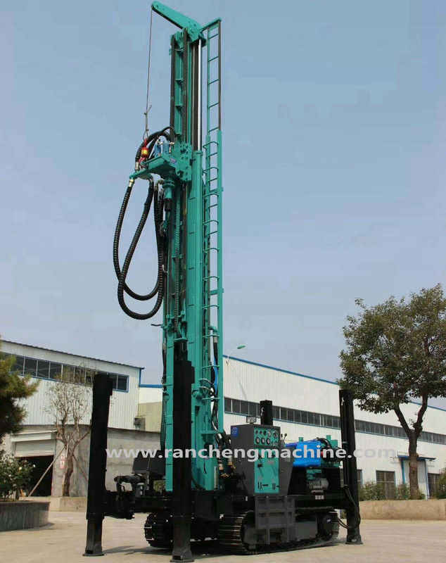 Máquina de perforación de roca de profundidad de 280 m Aire DTH Agua Pozo perforado