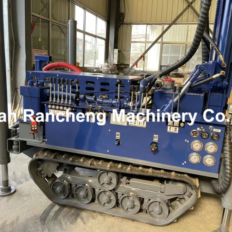 Máquina de perforación de pozos de agua de gran rendimiento de 180 m con motor YuChai de 77,3 kW