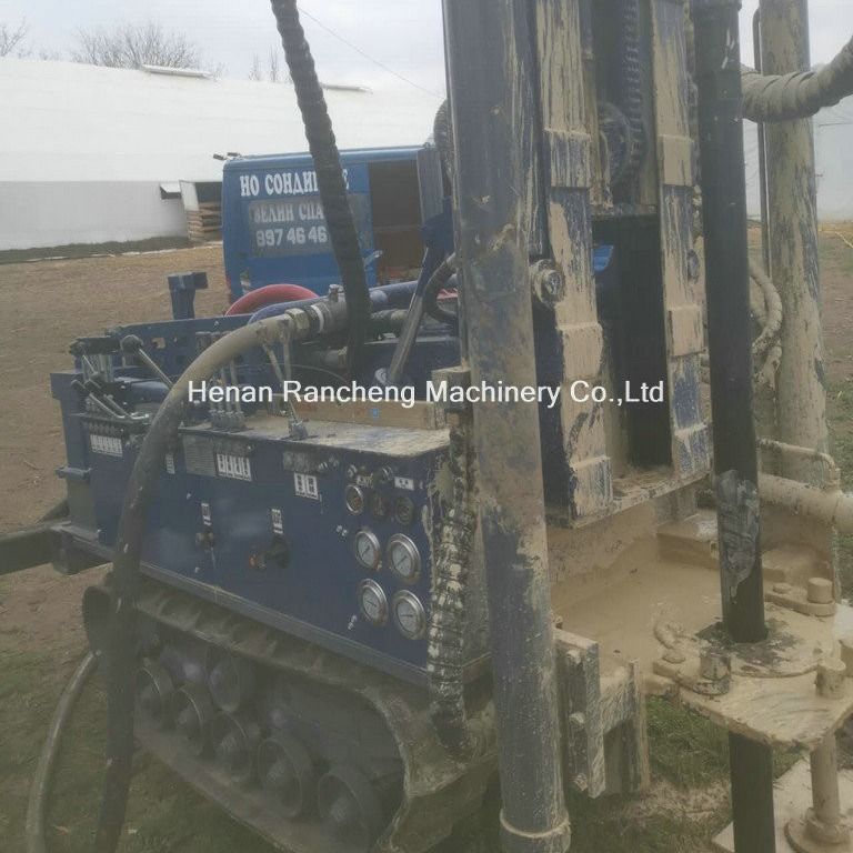Máquina de perforación de pozos de agua de agujero de 180 m / Máquina de perforación de pozos de agua de tamaño mini