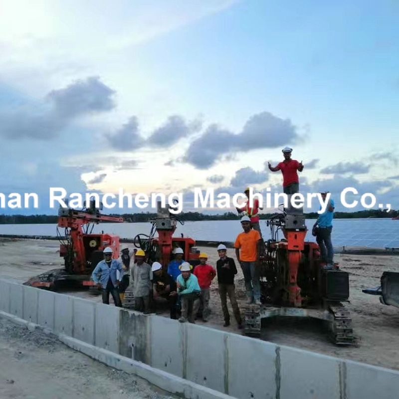 Citación de la plataforma de perforación hidráulica RC260Y Modelo de perforación rotativa y cabeza de ramming para tubo de ramming de 6 m