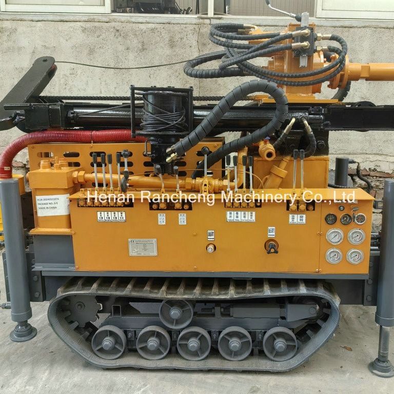 Máquina de perforación de pozos hidráulicos de 150 m de profundidad 90-300 mm de diámetro con fuerza de elevación de 12 T
