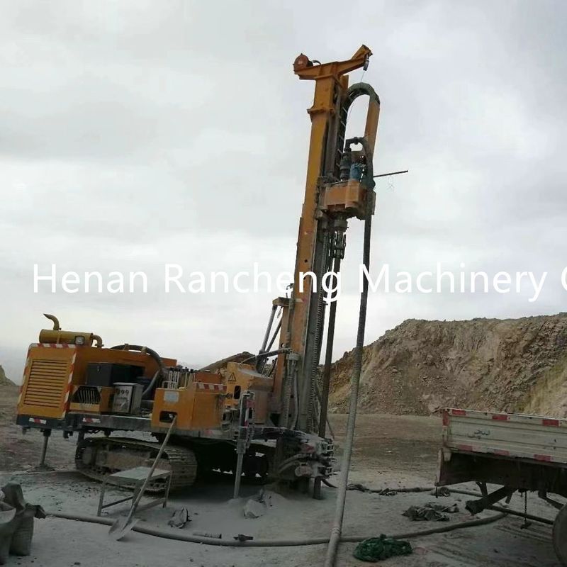 RCJ150RC Máquina de perforación de ingeniero hidráulico 150m Profundidad de perforación Tipo de rastreador Máquina de perforación RC hidráulica