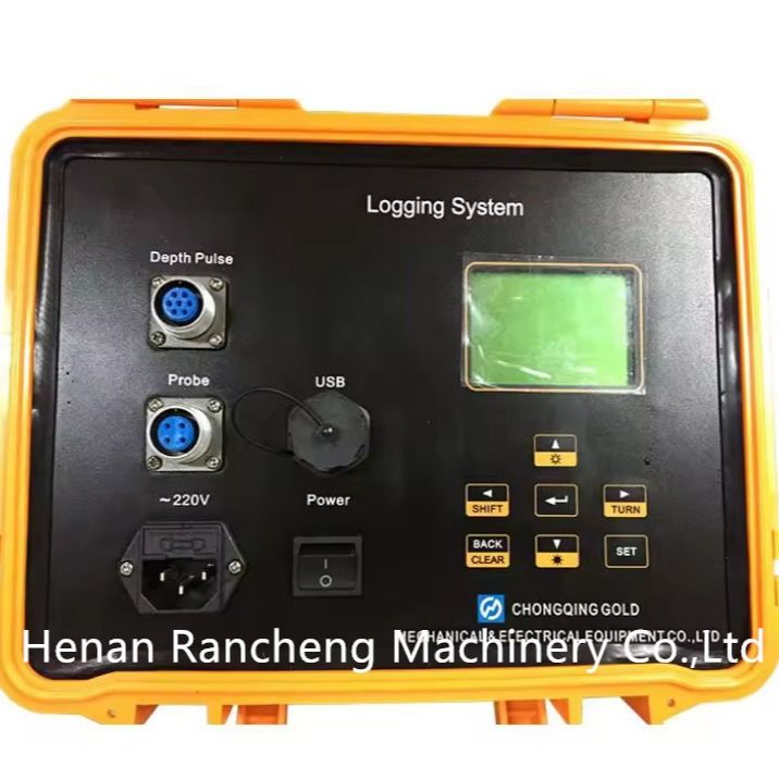 Equipo de registro de agujeros de 300 metros RCQ-2D con sonda gamma de densidad de pared lateral JMZD-2D