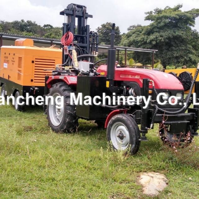 200m Clásica de agua pozo de perforación Rig tractor montado pozo de agua de perforación Rig