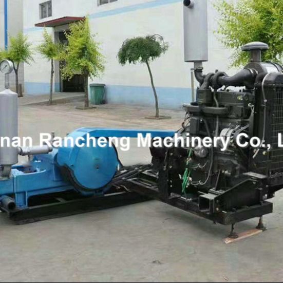 Tipo de motor diésel bomba de lodo Max 600L/Min Horizontal Tricilíndrico de doble función Penthouse Detroit bomba de pistón