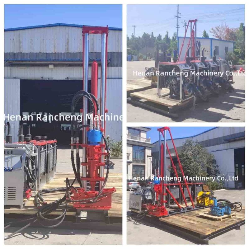 Exploración de minas de carbón Máquina de perforación de elevación RCK400P Máquina de perforación de núcleo de perforación de aguas profundas pequeñas portátiles