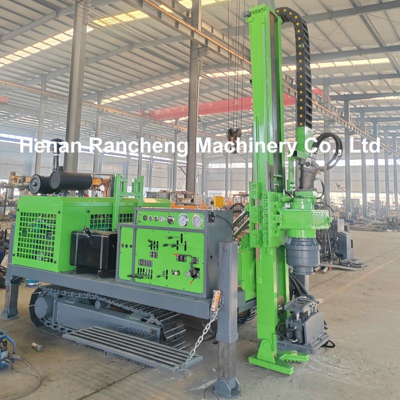 Profundidad máxima de perforación 1200m Rig de perforación de núcleo hidráulico completo con motor diesel de 92KW