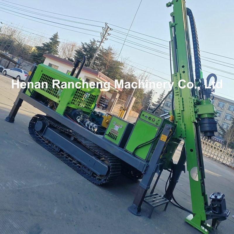 Profundidad máxima de perforación 1200m Rig de perforación de núcleo hidráulico completo con motor diesel de 92KW