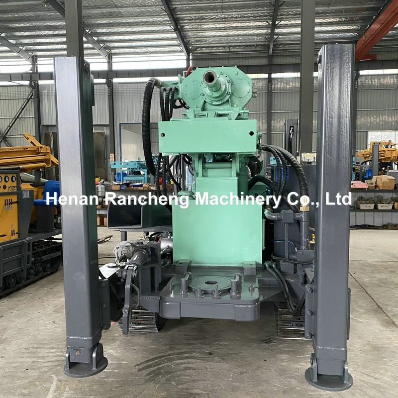 Profundidad de perforación de pozo de agua de 350 m Máquina de perforación de pozos con motor Yuchai de 91 kW