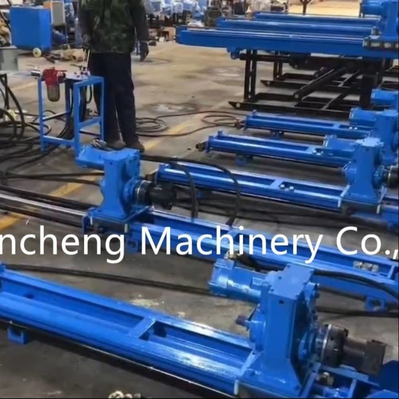Esta plataforma de perforación hidráulica de anclaje de tipo split de 60 m con potencia de motor eléctrico de 7,5 kW