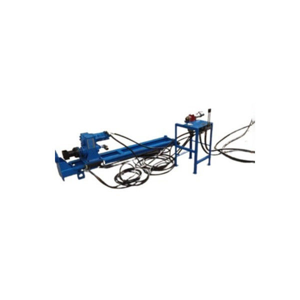 Esta plataforma de perforación hidráulica de anclaje de tipo split de 60 m con potencia de motor eléctrico de 7,5 kW