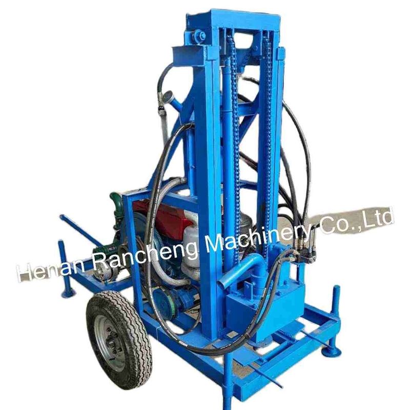 Máquina de perforación hidráulica de 150 m de profundidad con tipo percussivo y giratorio