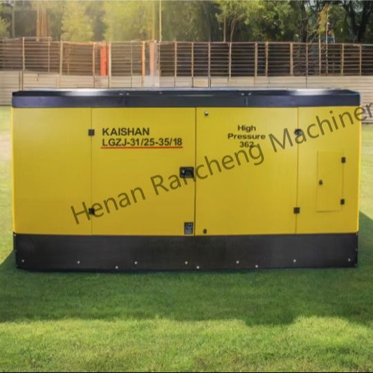 Capacidad 1107CFM Presión 25bar Compresores de tornillo para motores diesel Compresores de aire portátiles