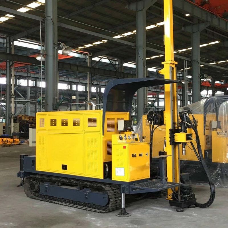 2200 rpm Velocidad de la plataforma de perforación del núcleo del rastreador hidráulico Alimentada por un motor diesel Cu-mmins de 74 kW