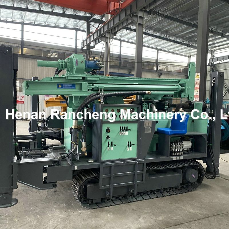 China Nueva plataforma de perforación con tracción superior y máquinas de perforación de barro/aire en roca dura