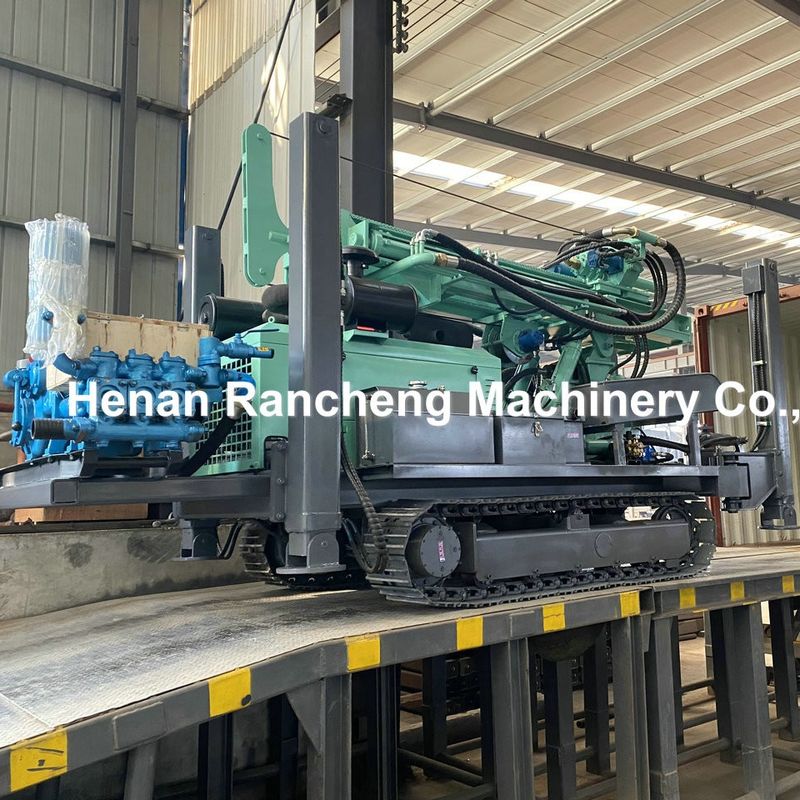 China Nueva plataforma de perforación con tracción superior y máquinas de perforación de barro/aire en roca dura