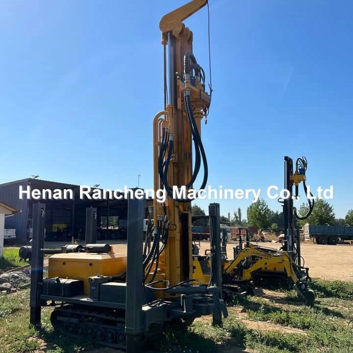 Máquina de perforación de pozos de agua con motor diesel de 200 m