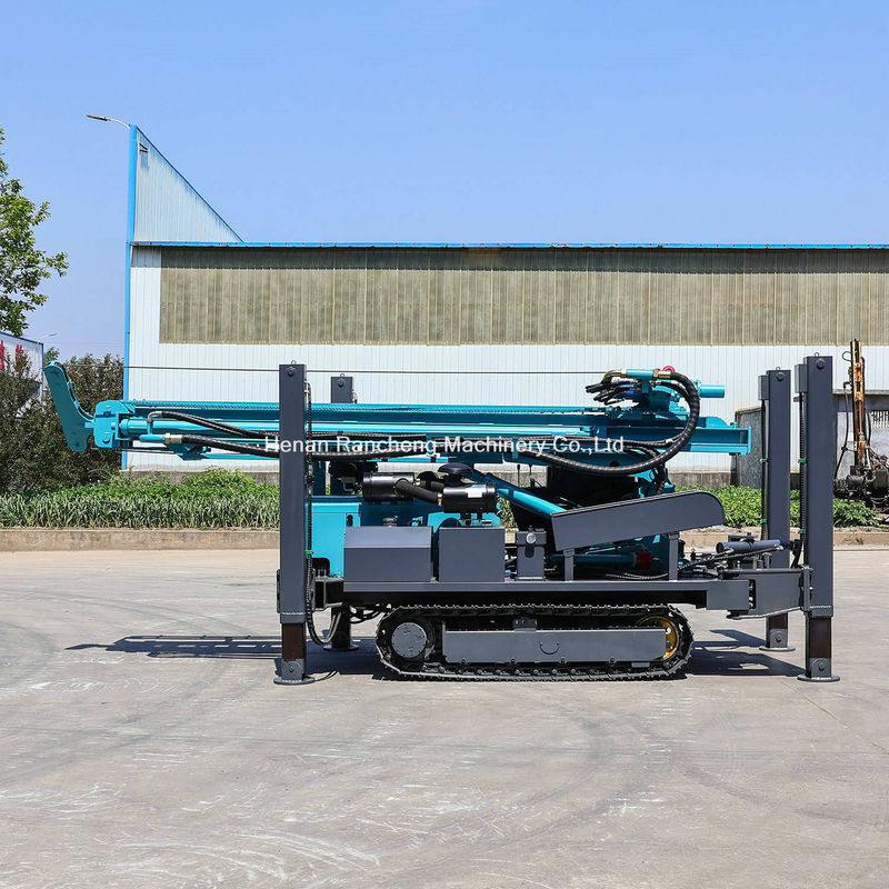 Máquina de perforación de pozos de agua sobre orugas de acero RCF280C, perforadora de pozos subterráneos de 280 m de profundidad