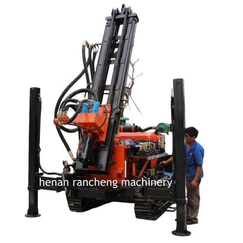 180m de profundidad de la roca RCF180C Crawler movimiento multifuncional de agua pozo de perforación Rig en stock