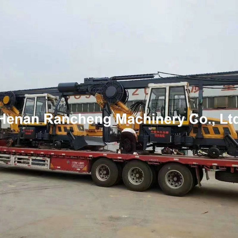 500-1500 mm tipo de rueda versátil de auger pilar rig para 30-50r / min velocidad de rotación de la cabeza de potencia