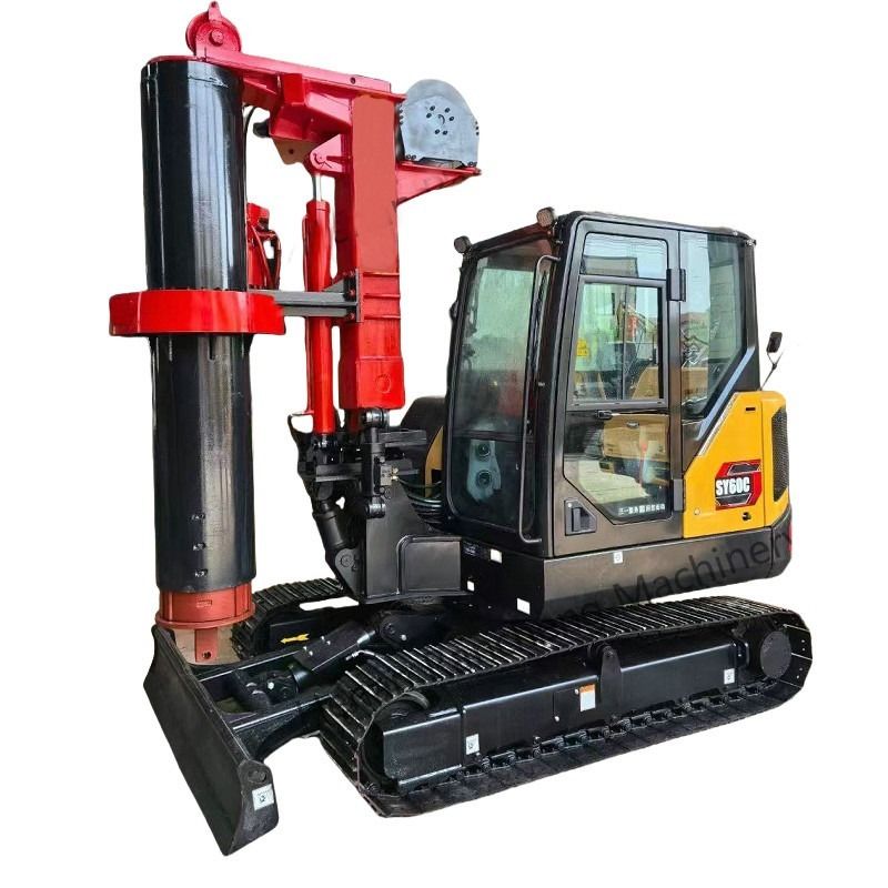 RCQ-10C Mini Rig de perforación hidráulica para pilas 10m de profundidad con velocidad de rotación de 10-45RPM R/Min