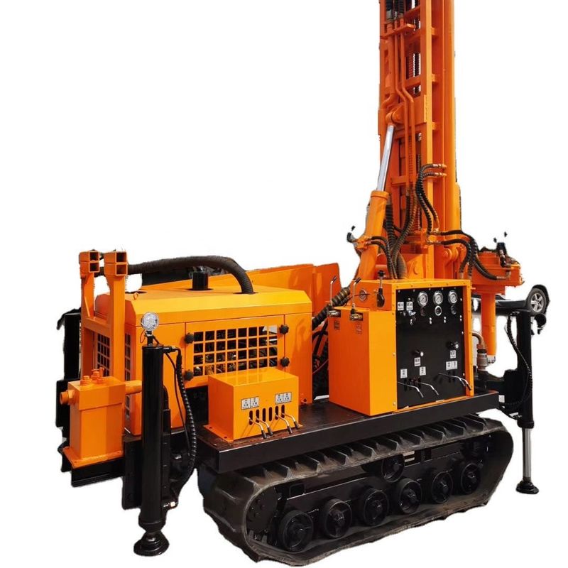 Tipo de rastreador Rig de perforación hidráulica de pozos de agua para 3500-3800Nm Torque máximo de rotación