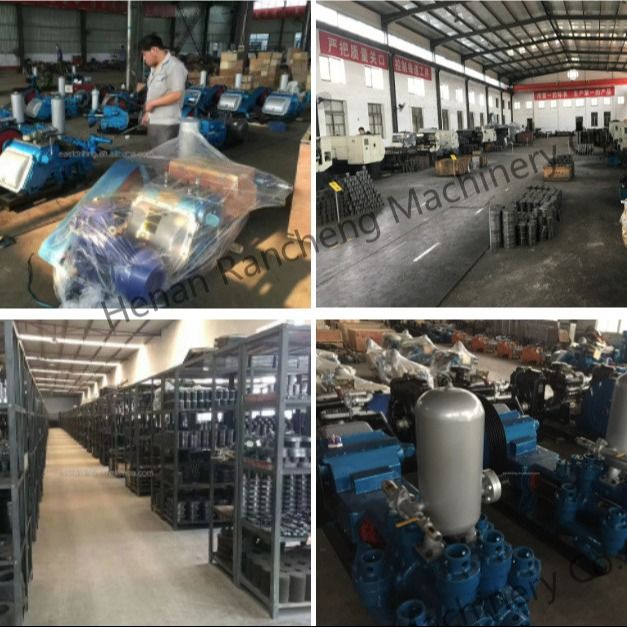185KW de potencia 7MPa de presión máxima bomba de barro de perforación para proyectos de pozos de agua profunda de 1000m 7200kg