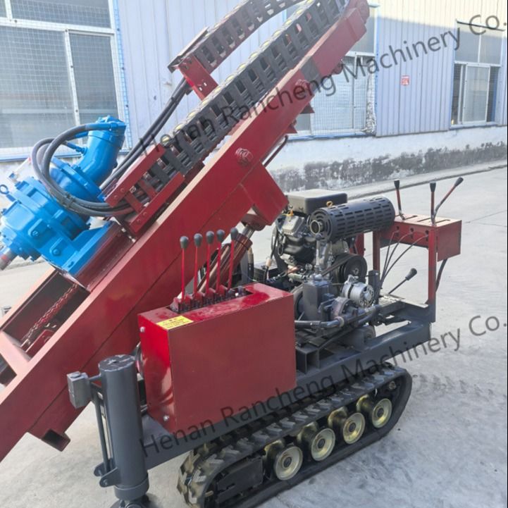 RCKM-30S conductor de pila hidráulica pequeña para instalación de pila solar con motor de gasolina de 28 CV
