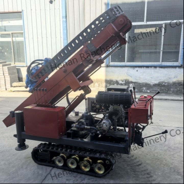 RCKM-30S conductor de pila hidráulica pequeña para instalación de pila solar con motor de gasolina de 28 CV