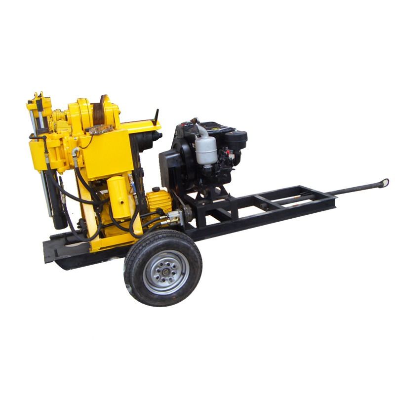 Máquina de perforación hidráulica de 200 metros de profundidad para pequeños agujeros Mutil Funcional con motor diesel de 20 CV
