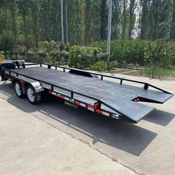 5t 5m*2,2m Plataforma de camión Eje de semirremolque para el transporte de carga