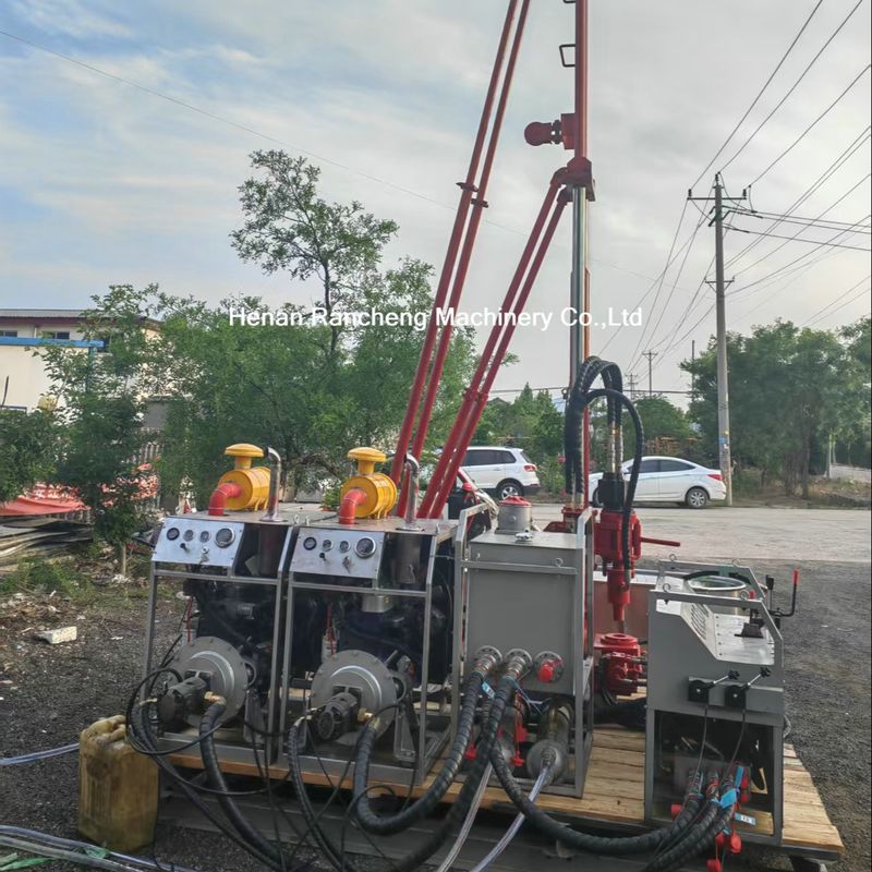 Velocidad de rotación nominal del cabrestante de perforación de núcleo pequeño 96L/min Flujo nominal del sistema hidráulico