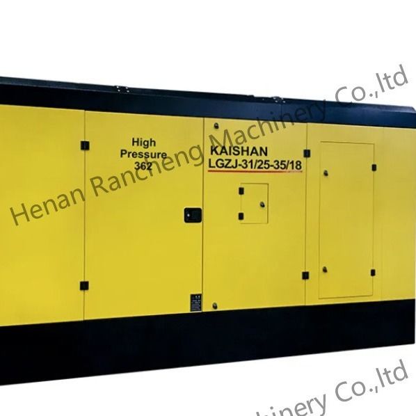 Capacidad 1107CFM Presión 25bar Compresores de tornillo para motores diesel Compresores de aire portátiles