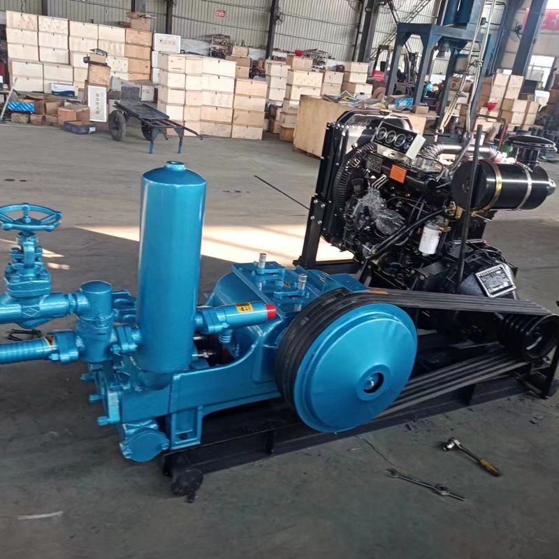 Tipo de motor diésel bomba de lodo Max 600L/Min Horizontal Tricilíndrico de doble función Penthouse Detroit bomba de pistón