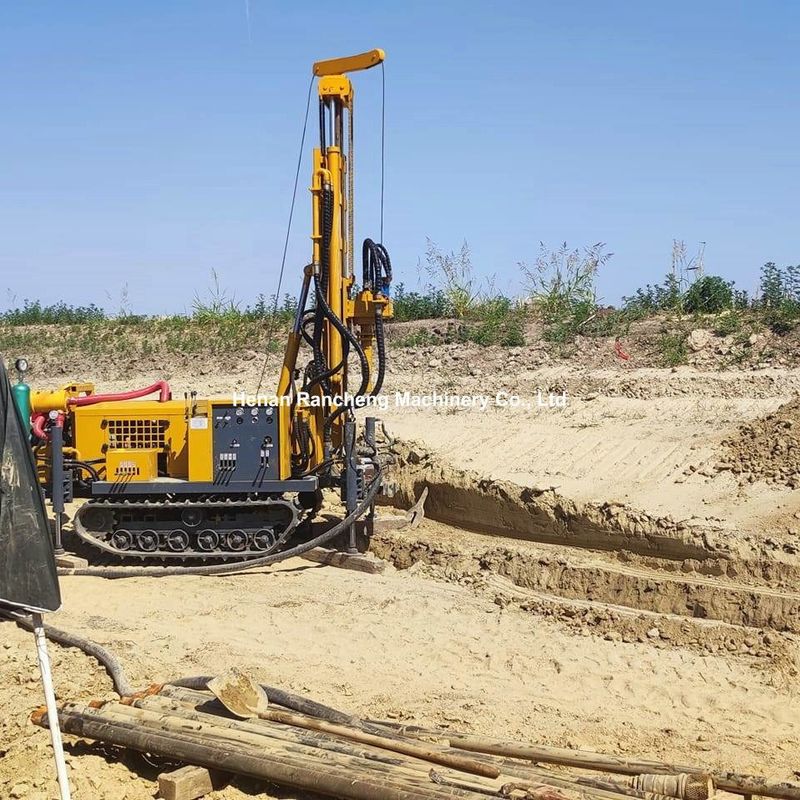 150M Rastreador montado en pozo profundo de agua Pozo de perforación Rig hidráulico máquina de pozo de agua