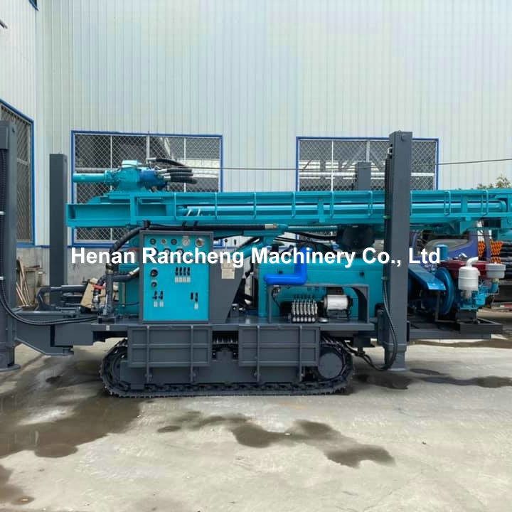 RCF280C Estación de perforación de pozos de agua de acero montada en vía con una profundidad de perforación de 280 metros